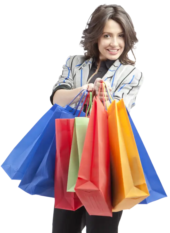 Mulher sentindo o aroma de um perfume